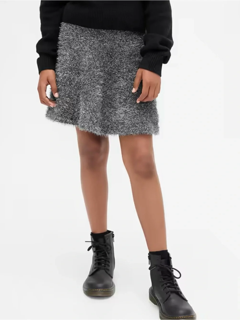 GAP Wicked Silver Tinsel Circle Skirt Size XXL (14-16) NWT